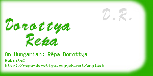 dorottya repa business card